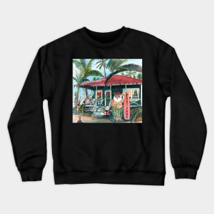 Mele Kalikimaka Santa Crewneck Sweatshirt